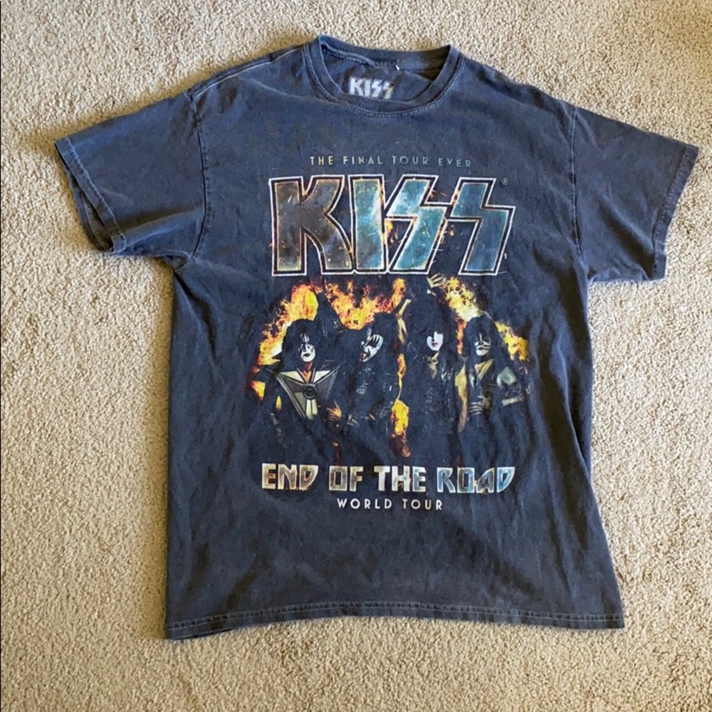Forever21 kiss band tee